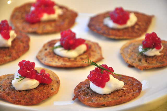 Cheese Noodle Blini